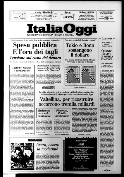 Italia oggi : quotidiano di economia finanza e politica